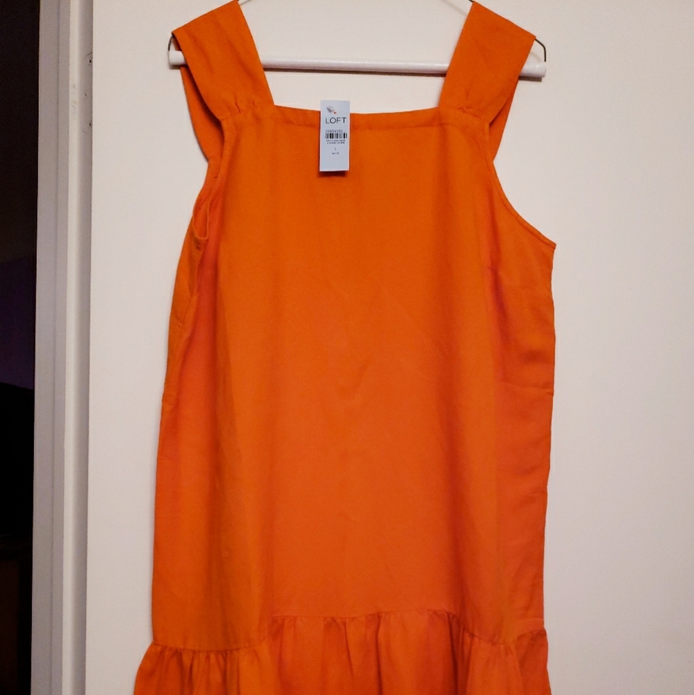 LOFT Square Neck Dress